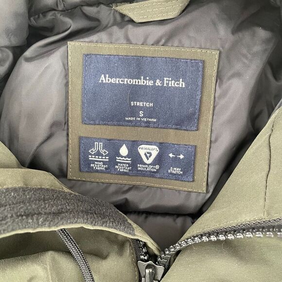 Abercrombie & Fitch Ski Snowboard Jacket Men Small (Fits Medium) Wind Water Res - Picture 2 of 11